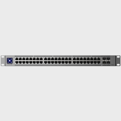 Ubiquiti USW-ENTERPRISE-48-POE 48-Port 2.5 Gbps PoE+ Layer 3 Managed Network Switch